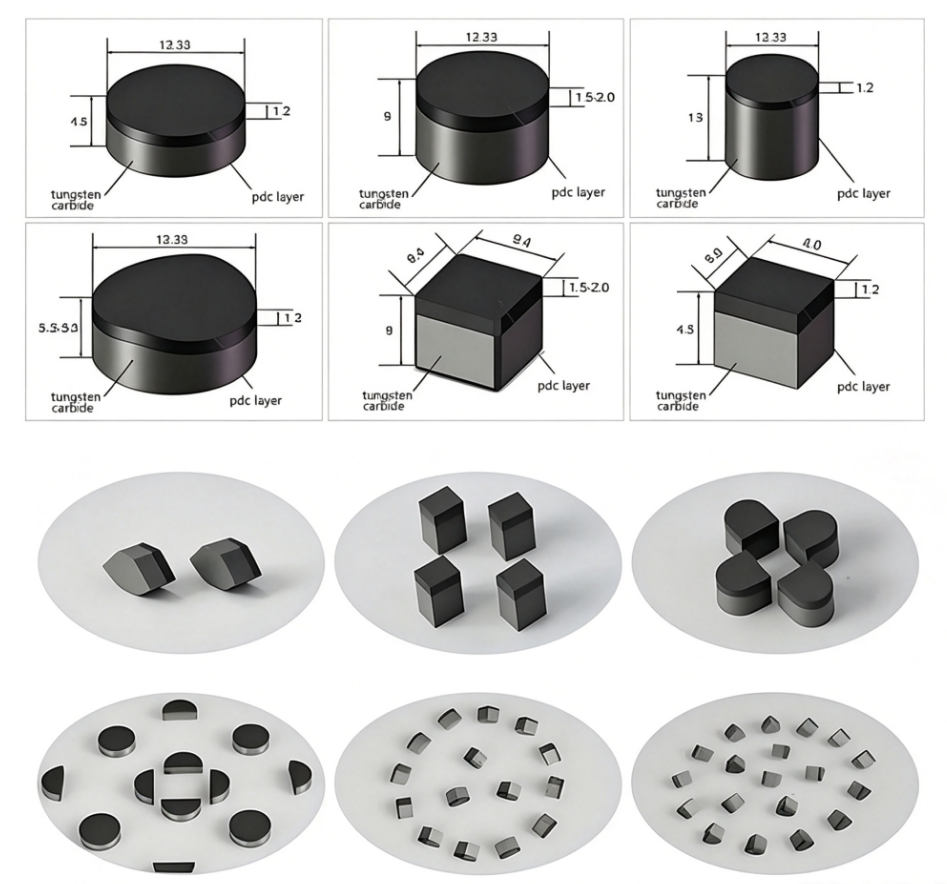 Polycrystalline Diamond compact cutter